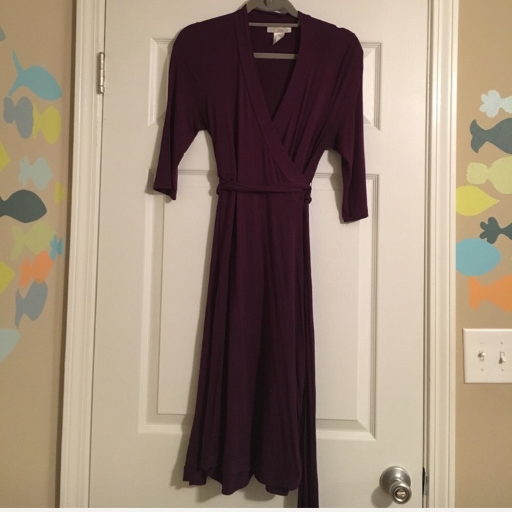 Everly Grey Maternity Wrap Dress - SZ Sm