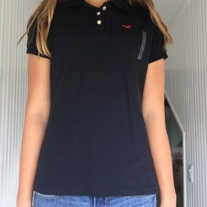 🌹 Navy Polo