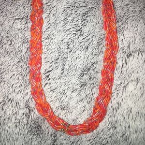 Coral Beaded Necklace