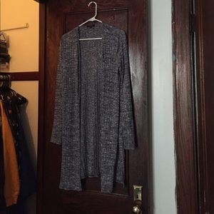 Long Marbled Cardigan