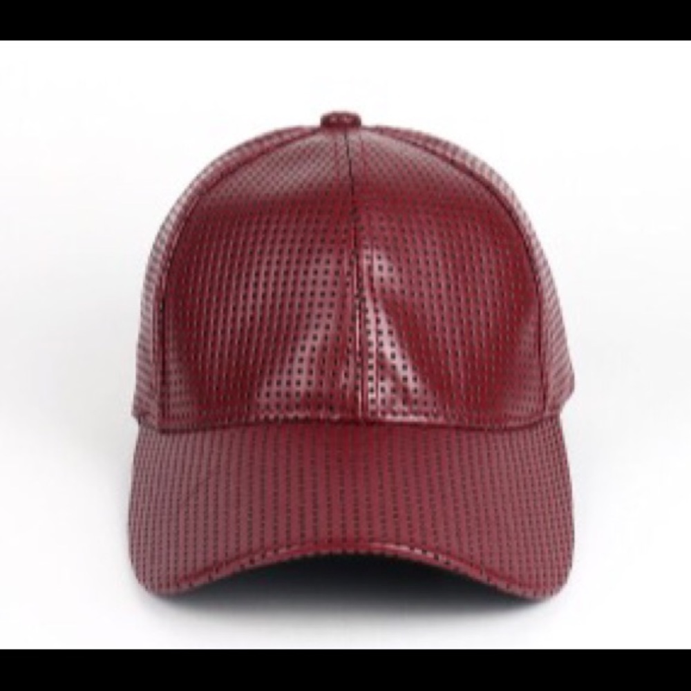 👑👑Perforated Leather Caps - Picture 2 of 4