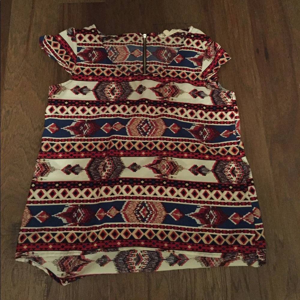 Aztec print shirt