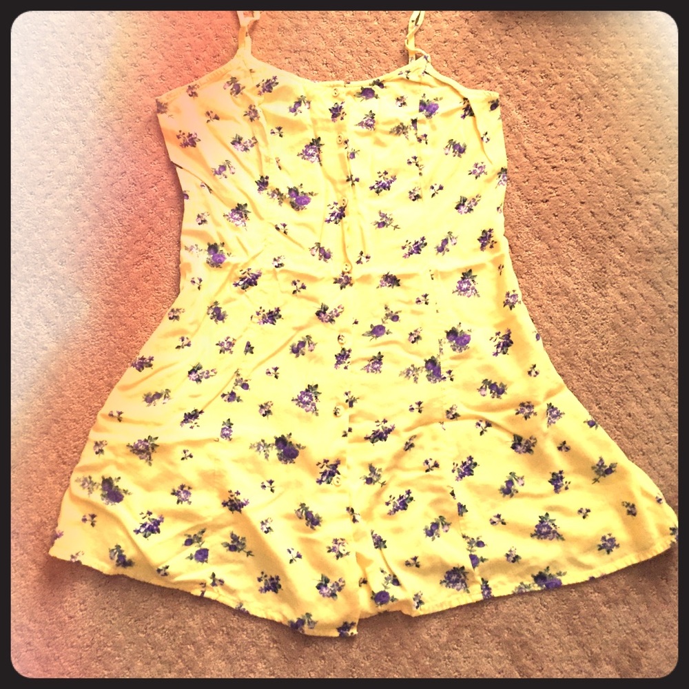 Forever 21 Yellow Floral Dress