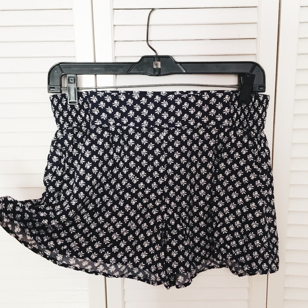 Patterned Cloth Culotte Shorts | Old Navy