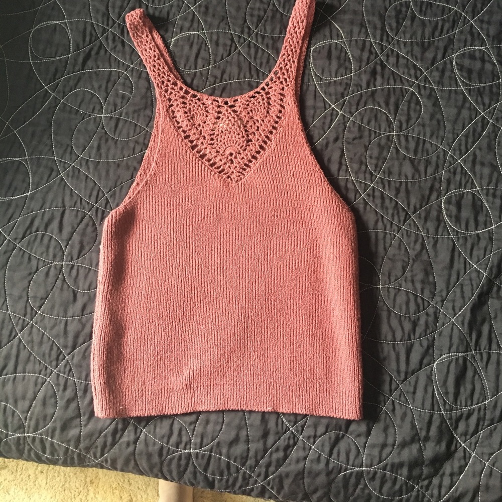 Maroon Crop Top