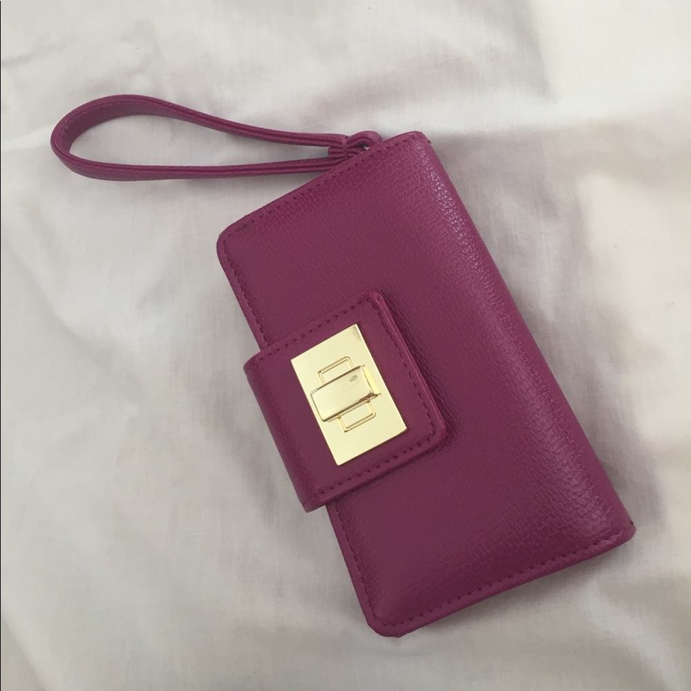 Magenta wristlet