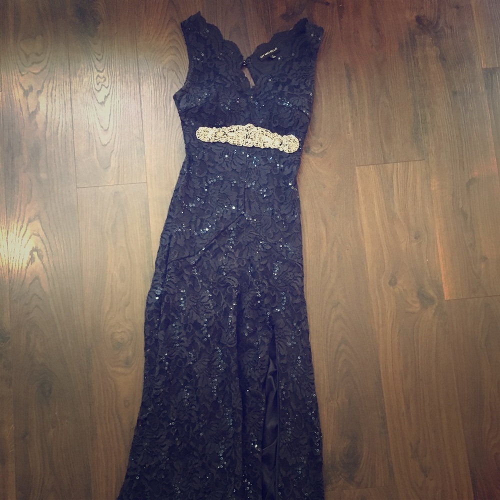 Ball gown navy blue