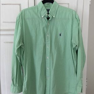 Green Ralph Lauren Dress Shirt