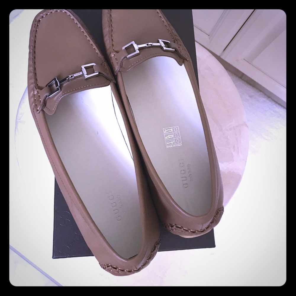 GUCCI Tan QARDAHA-DRIVER MOC