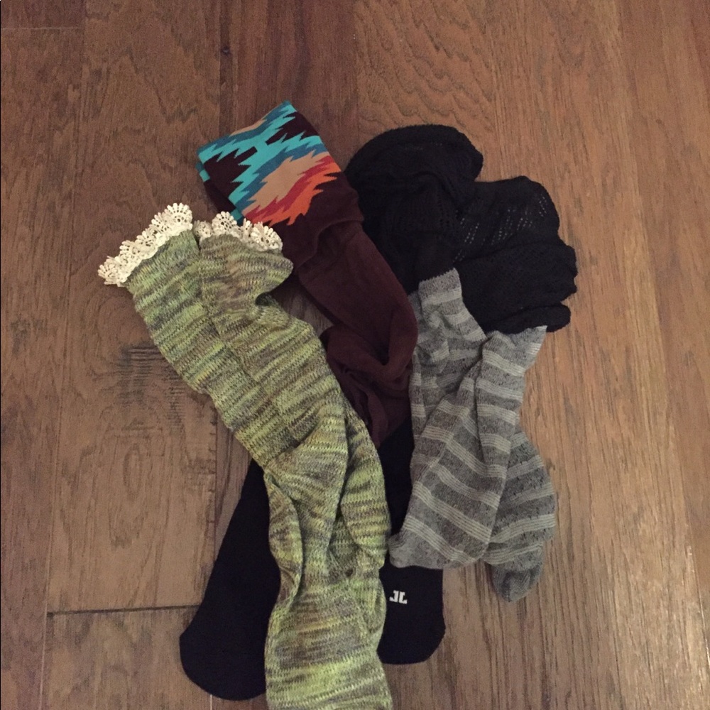 Boutique boot cuff fashion socks