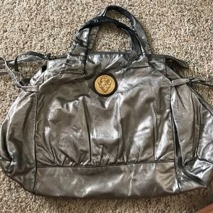 Authentic Metallic Gucci shoulder bag