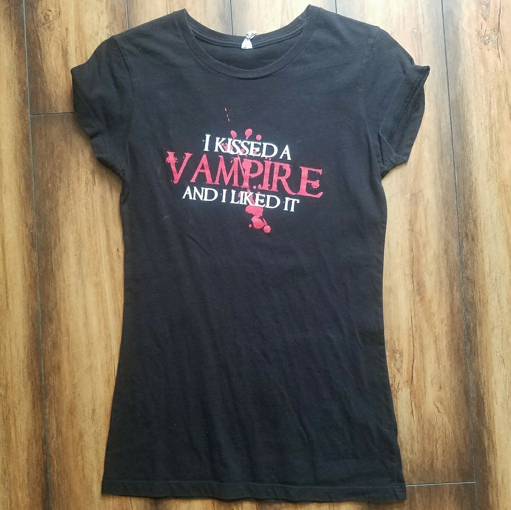 I Kissed A Vampire Tee