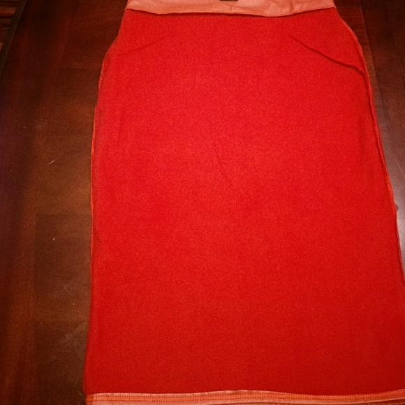 (1) XL LEFT🔥Vegan Leather Skirt (coffee)🔥 - Picture 7 of 7