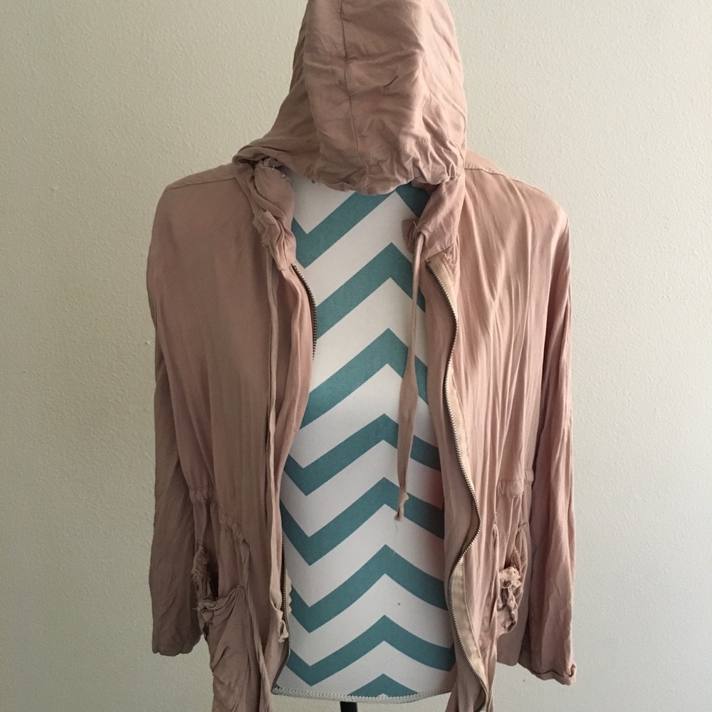 Blush Zip Up Jacket
