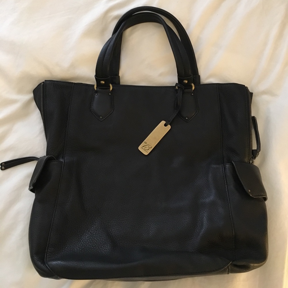 Black Botkier Tote bag with dark gold hardware