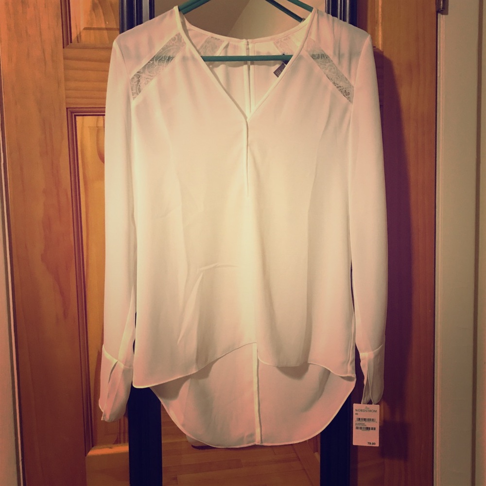 Nordstrom blouse with lace details
