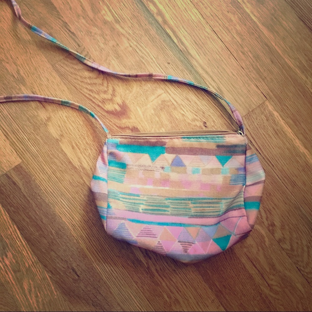 Vintage Pastel Print purse