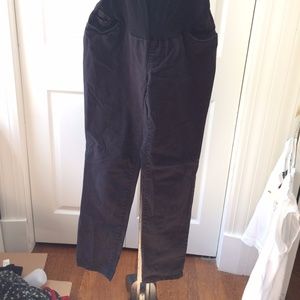 Black maternity pants from A Pea in the Pod