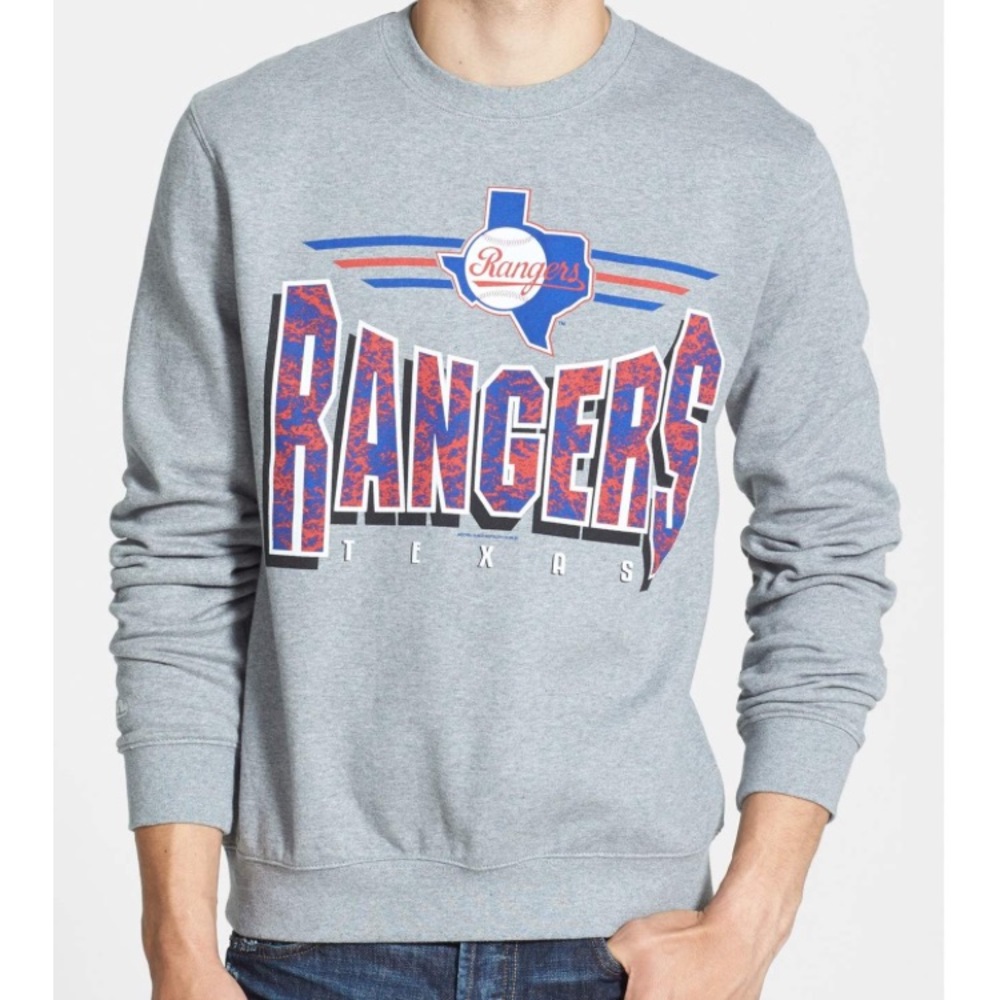 Mitchell & Ness Rangers Crewneck Sweatshirt Size M