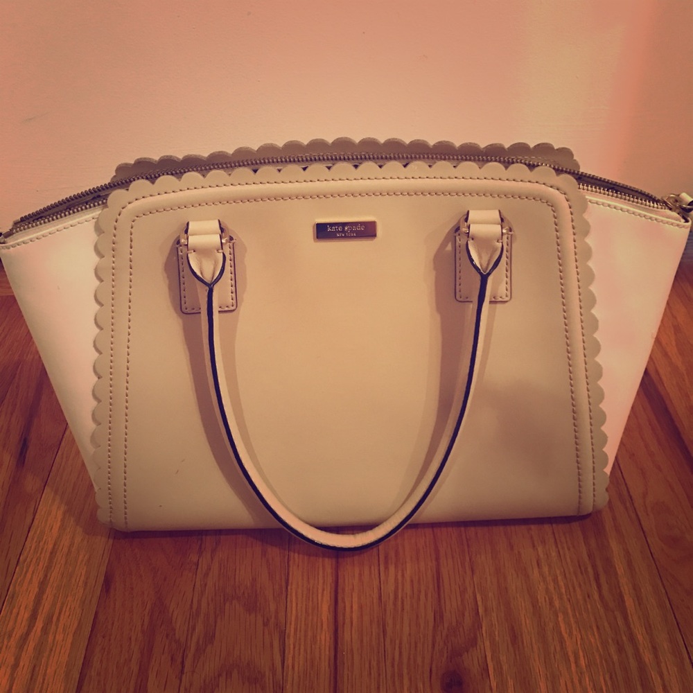Kate Spade Tan and Cream Bag