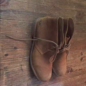 Men's Ugg Chukka Fur Lined Short Boots