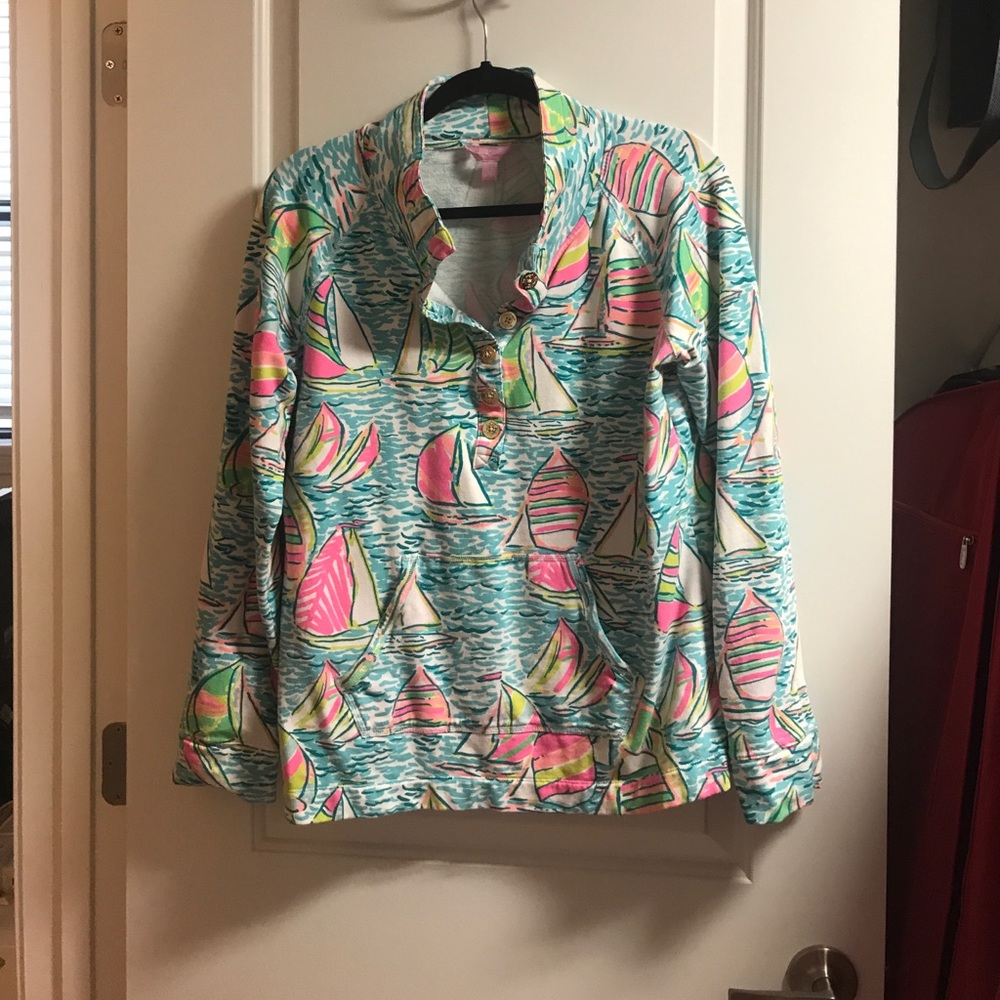 EUC Lilly Pulitzer U Gotta Regatta Popover