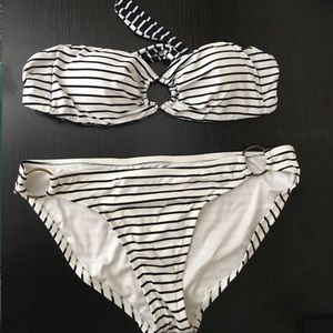 Ann Taylor LOFT Bandeau Bathing Suit (Reversible)