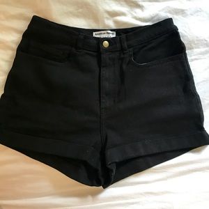 NWOT American Apparel High Waisted Denim Shorts