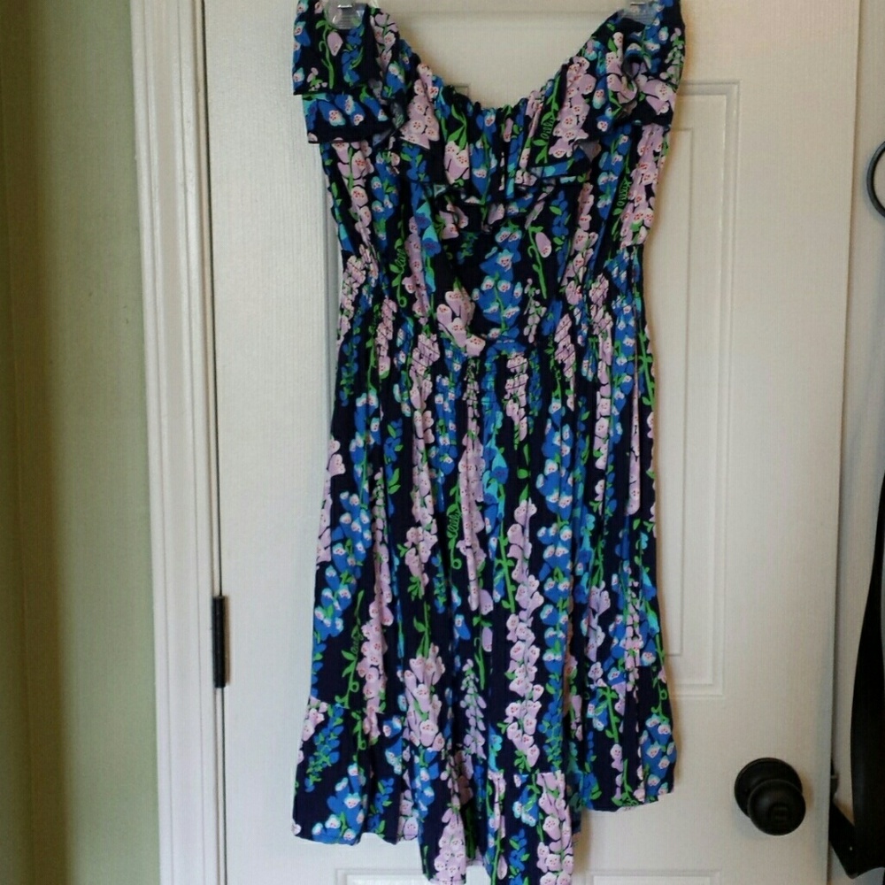 Lilly Pulitzer  strapless stretch dress