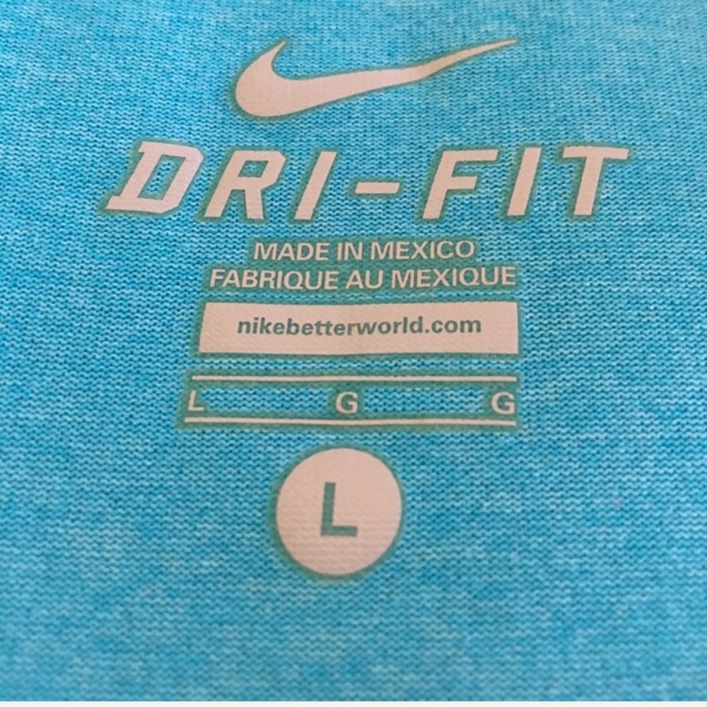 NiKe DrI-FiT TurQu0ise tEe - Picture 3 of 4