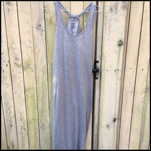 Gillian & O'Malley grey maxi dress