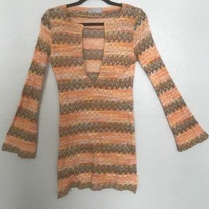 Orange Sheer MISSONI Tunic