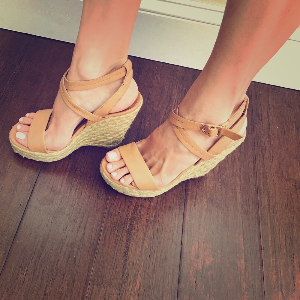 BCBGeneration espadrille wedges sandals