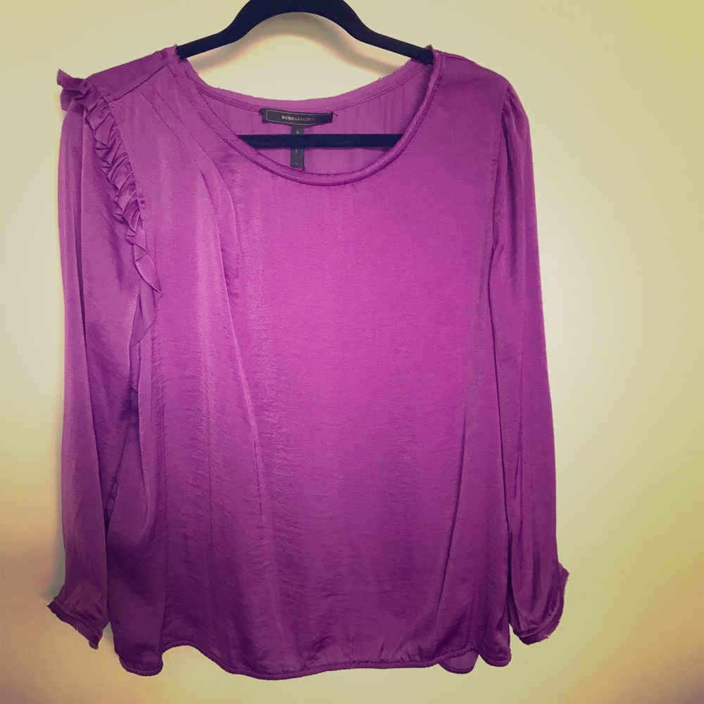 BCBG Max Azria Silk Top