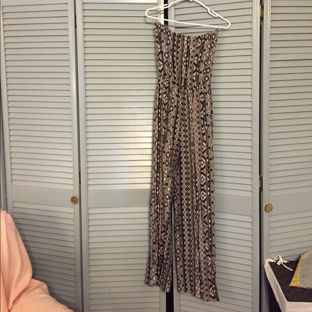 Strapless jumpsuit