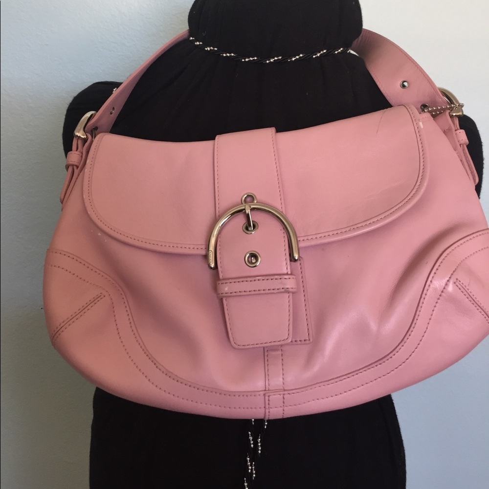 Coach bubble gum pink purse