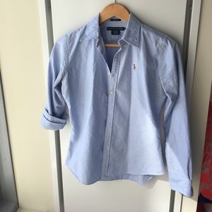 Classic Ralph Lauren pale blue button-up
