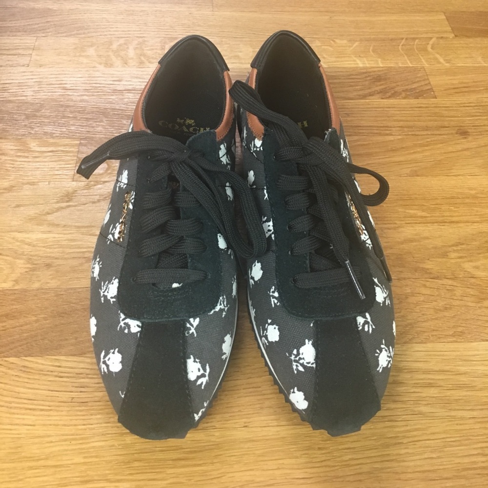 Coach floral sneakers