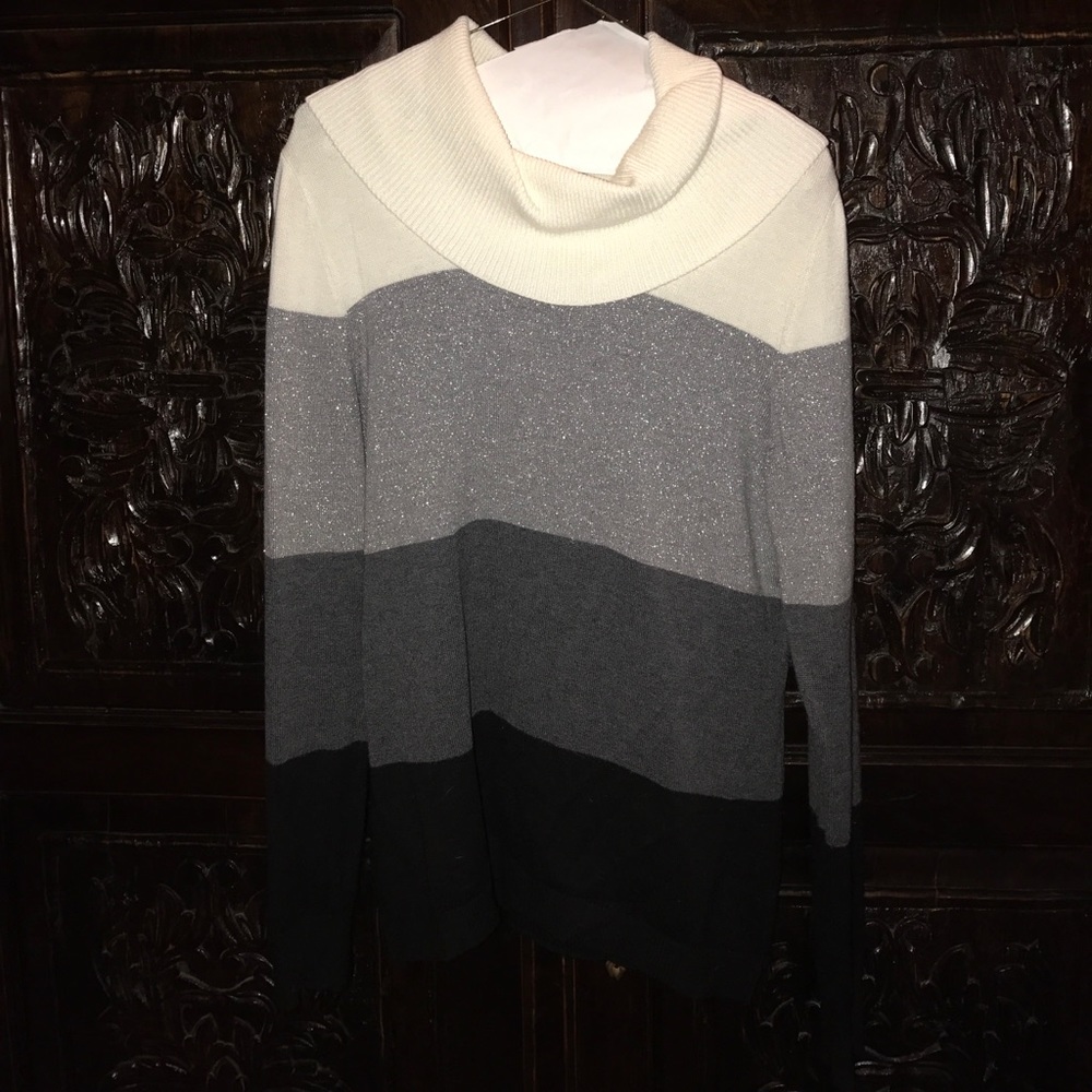 Cowl-neck sweater