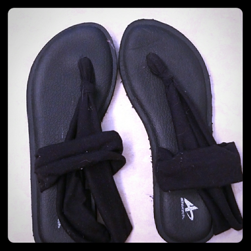 Black yoga slings