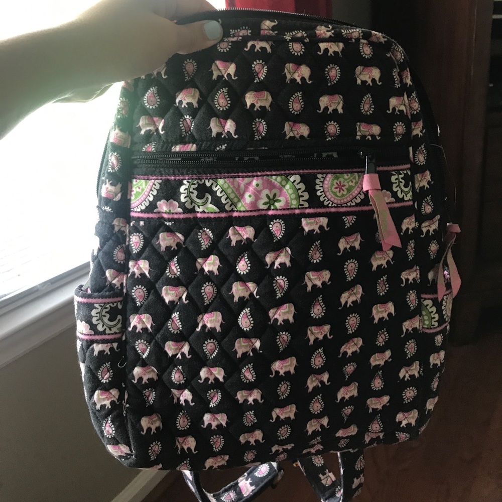 Pink Elephant Vera Bradley backpack purse