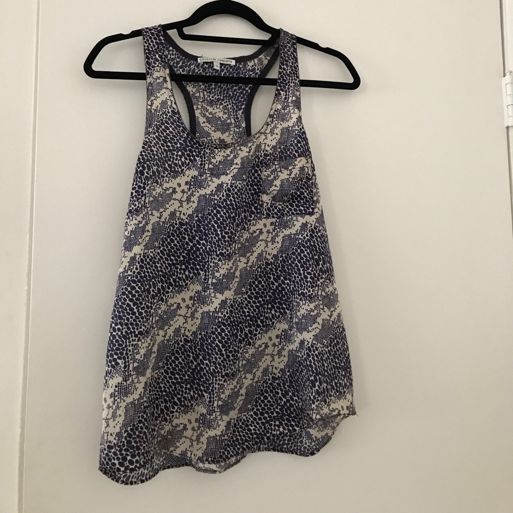 Silky racerback top