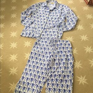 Roberta Roller Rabbit Monkey Print Pajama Set