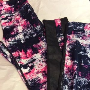Multi-colored yoga pants