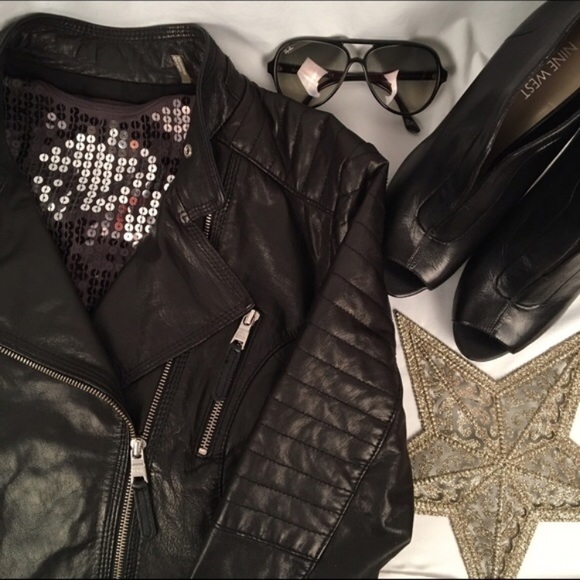 Jackets & Blazers - Andrew Marc NY Moto Jacket