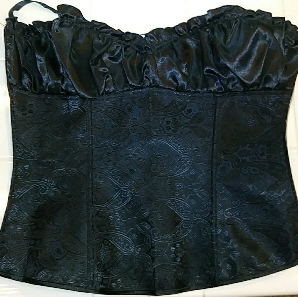 Black corset top