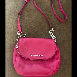 Michael Kors Pebble Leather Bedford Flap Crossbody