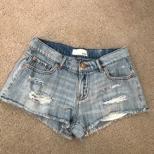 Garage Distressed Shorts