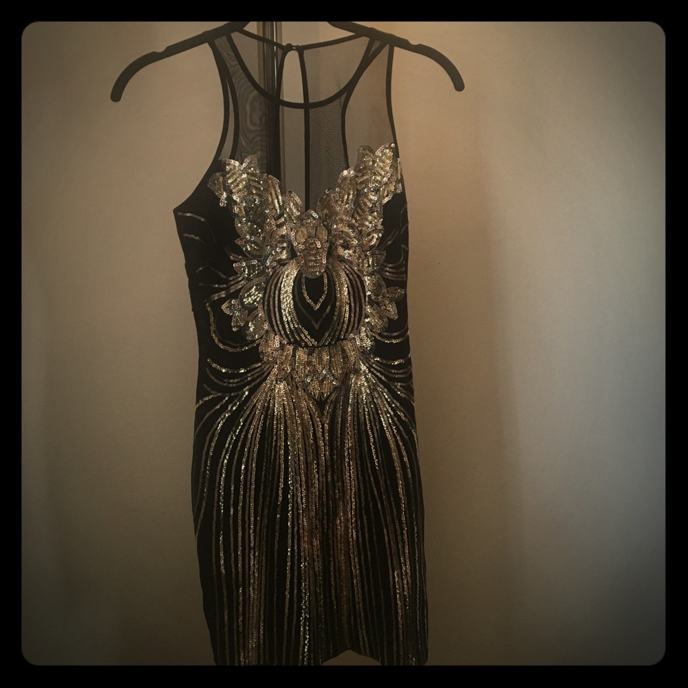 Bebe sequin cocktail dress