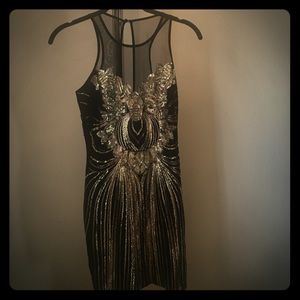 Bebe sequin cocktail dress